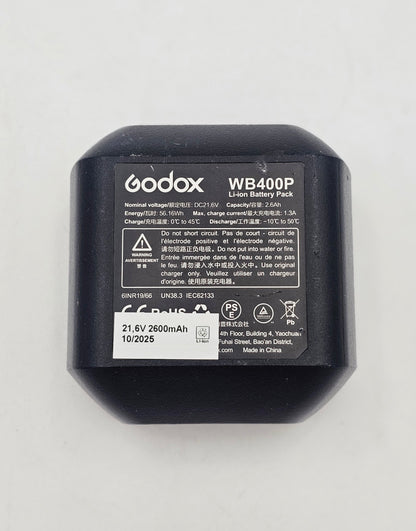 GODOX WB400P kennotus 21,6V 2600mAh Li-Ion SONY